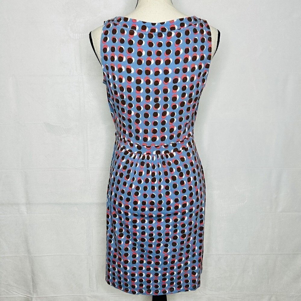 Boden Sleeveless Knit Shift Dress Sz 8P Petite Multicolor Dotted Print - Picture 8 of 10